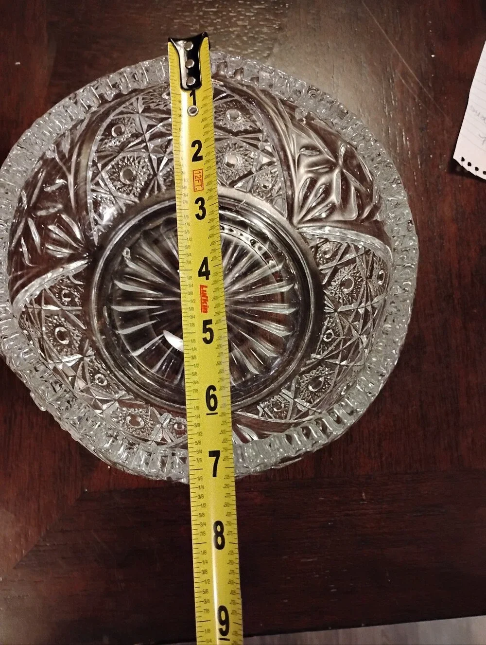 L.E.Smith Americian heritage pressed glass bowl